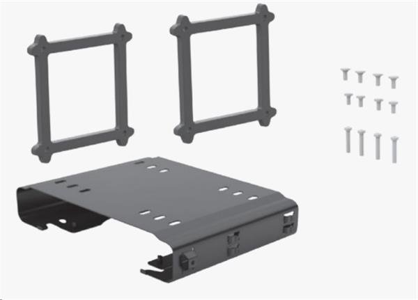 HP Dual VESA Sleeve + PWR Supply Holder V4