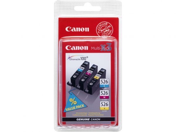 Sada náplní CANON CLI-526, 4541B009 (3x9 ml)