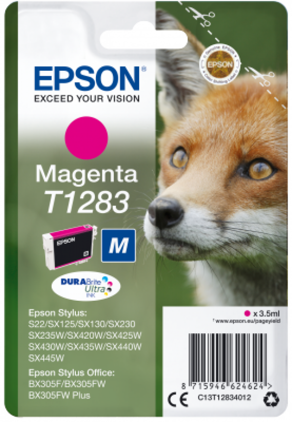 Náplň EPSON C13T12834012 purpurová (3,5 ml)