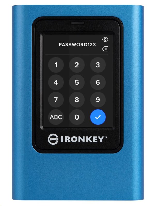 Kingston IronKey VP80/960 GB/SSD/Externí/2.5''/Modrá/3R
