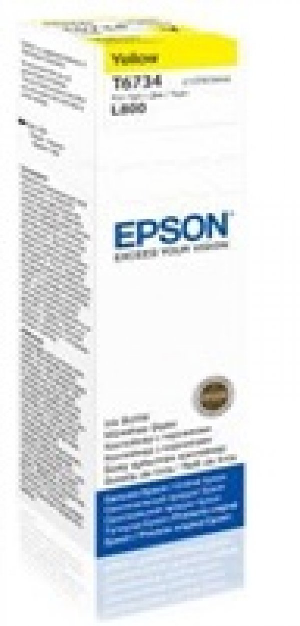 Náplň EPSON C13T67344A žlutá (70 ml)