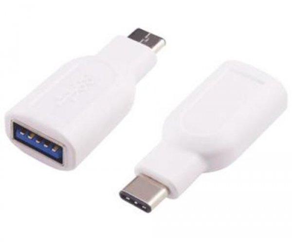 PREMIUMCORD Adapter USB 3.1 C/male - USB 3.0 A/female, metal grey, OTG