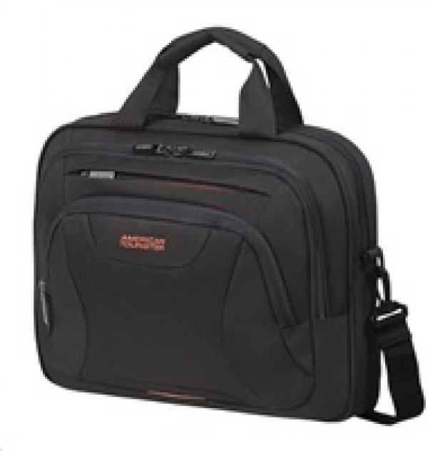 American Tourister AT WORK LAPTOP BAG 15.6'' Black/Orange