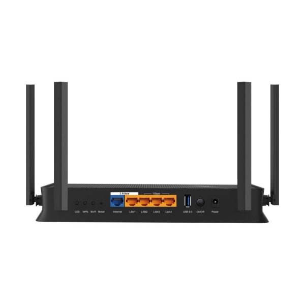 TP-Link Archer BE230 EasyMesh WiFi7 router(BE3600,2,4GHz/5GHz/6GHz,1x2,5GbEWAN,1x2,5GbELAN,3xGbELAN,1xUSB3.0)