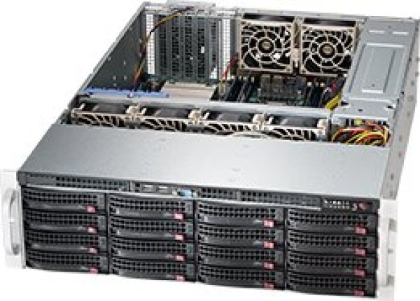 SUPERMICRO 3U chassis 16x 3,5" HS SAS/SATA (4x SFF 8087), 2x920W (80PLUS Platinum)