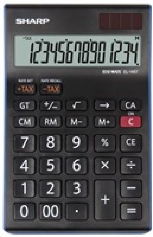 SHARP kalkulačka - EL-145TBL - černá?v=1755207603