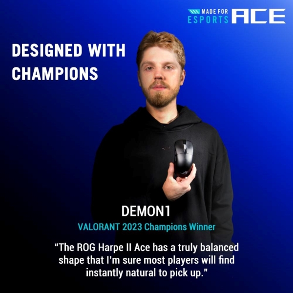 ASUS Herní myš ROG Harpe II Ace, Bezdrátová, černá