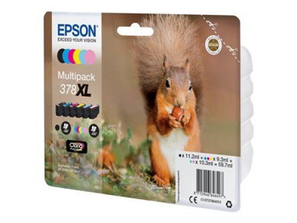 Sada náplní EPSON 378XL, C13T37984010 - Blistr