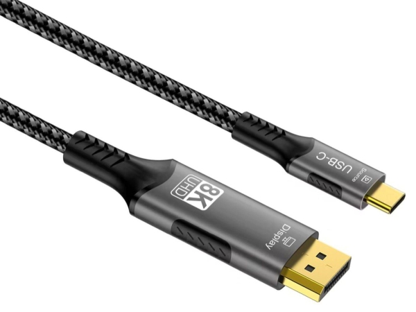 PremiumCord kabel USB-C na DisplayPort DP1.4   8K@60Hz a 4k@120Hz  2m