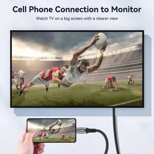 PremiumCord kabel USB-C na DisplayPort DP1.4   8K@60Hz a 4k@120Hz  2m