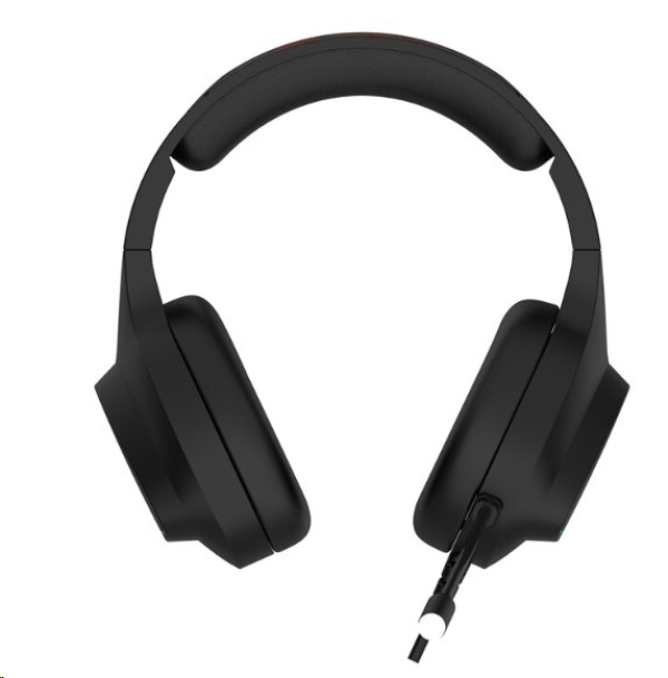 CANYON Herní headset Shadder GH-6, RGB podsvícení, USB + 3,5mm jack, 2m kabel, černý