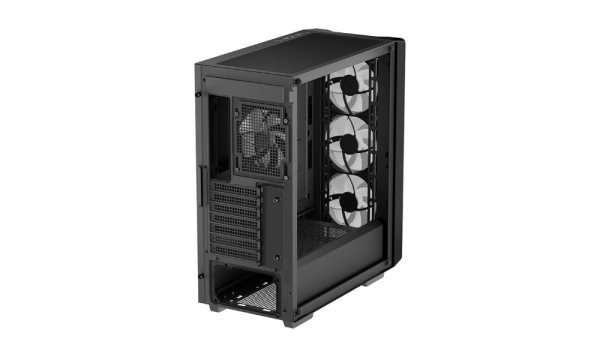 DEEPCOOL Case CC560 MESH V2, ATX, ARGB, Průhledná bočnice, 4x120mm ventilátor, černá