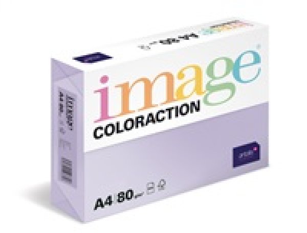 Xerografický papír Coloraction, Tundra, A4, 80 g/m2, světle fialový, 100 listů, vhodný pro inkoustový tisk