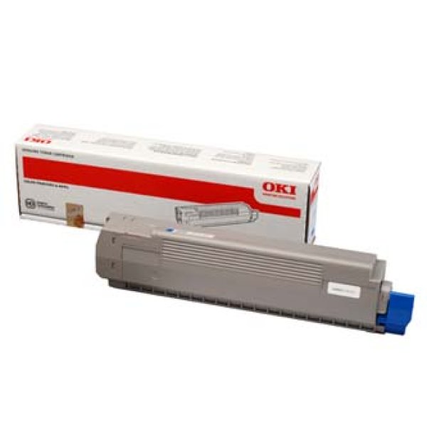 Toner OKI 44643003 azurový (7 300 stran)