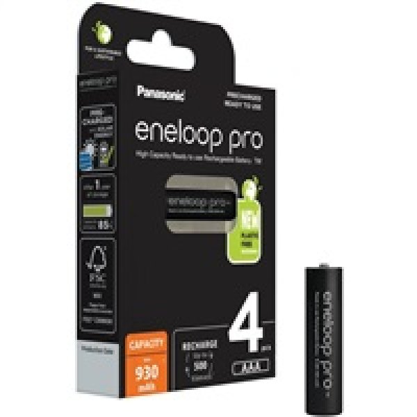 Baterie PANASONIC Eneloop Pro AAA NiMH 1,2V 930mA Blistr 4ks (11492)