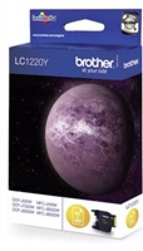 Náplň BROTHER LC 1220Y žlutá (300 stran)