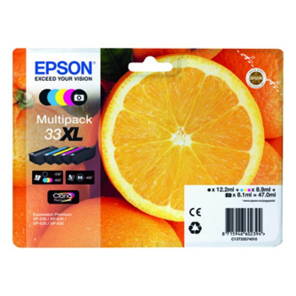Sada náplní EPSON C13T33574011