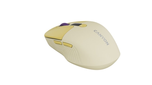 CANYON mouse MW-26 LCD Silent Dual Mode Wireless Yellow