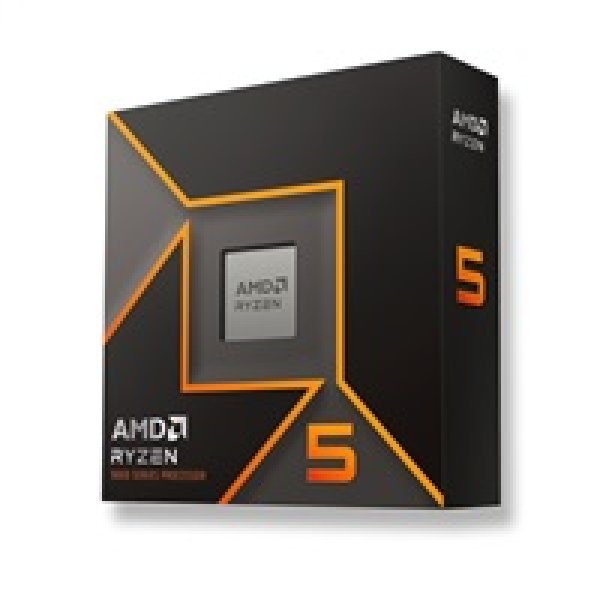AMD cpu Ryzen 5 9600X AM5 Box (bez chladiče, 3.9GHz / 5.4GHz, 6+32MB cache, 65W, 6x jádro, 12x vlákno, grafika), Zen5 Granite Ridge AM5