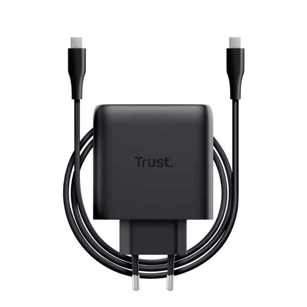 TRUST MAXO 65W USB-C GAN CHARGER BLACK