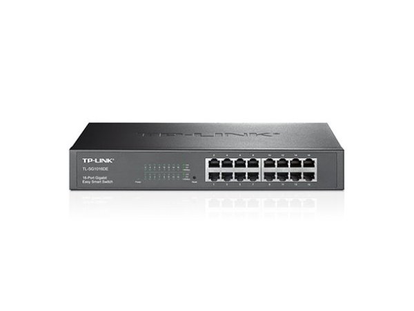 TP-Link Easy Smart switch TL-SG1016DE (16xGbE, fanless)