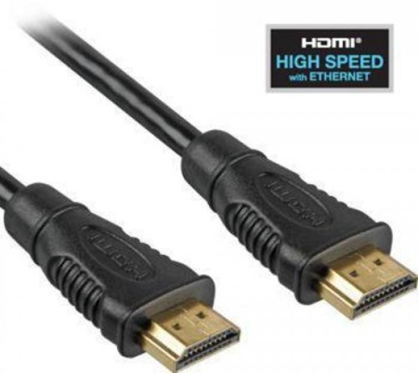 PREMIUMCORD Kabel HDMI 5m High Speed + Ethernet (v1.4), zlacené konektory