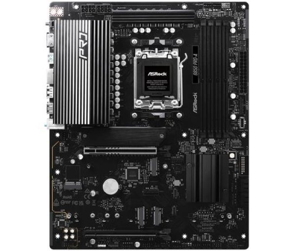 ASRock MB Sc AM5 B850 Pro-A, AMD B850, 4xDDR5, 1xUSB-C, HDMI, ATX
