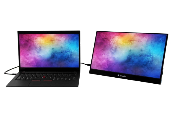 Verbatim přenosný dotykový monitor, 17.3", Full HD (1920x1080), 60Hz, černý