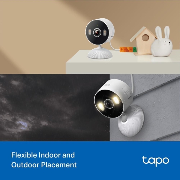 TP-Link Tapo C113 venkovní/outdoor kamera (3MP, 2K, 1296p, WiFi, IR 12m, microSD)