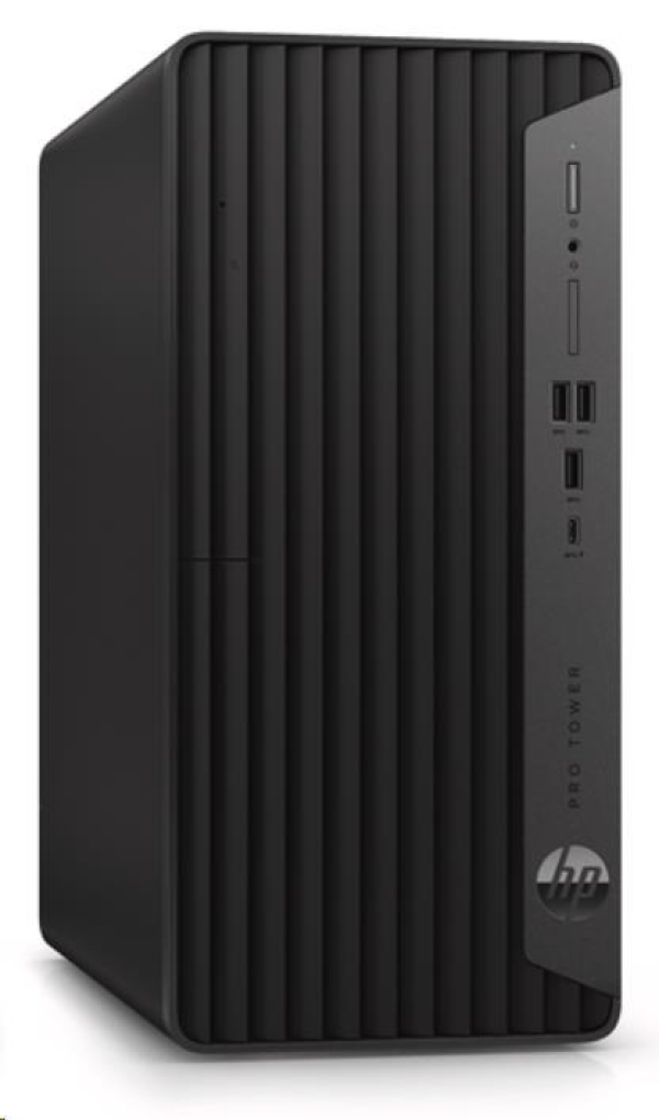 HP PC Pro Tower 400G9 i3-14100, 1x8GB, 512GB M.2 NVMe,  Intel HD DP+HDMI, usb kl. myš, 260W platinum,Win11Home,3y onsite