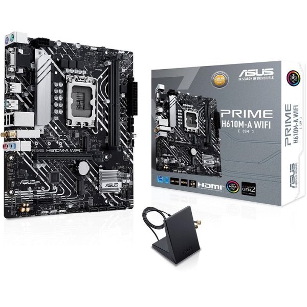 ASUS MB Sc LGA1700 PRIME H610M-A WiFi, Intel H610, 2xDDR5, 1xDP, 1xHDMI, 1xVGA, mATX