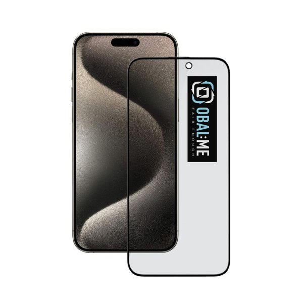 OBAL:ME Privacy 5D Tvrzené Sklo pro Apple iPhone 15 Pro Max Black?v=1750334404