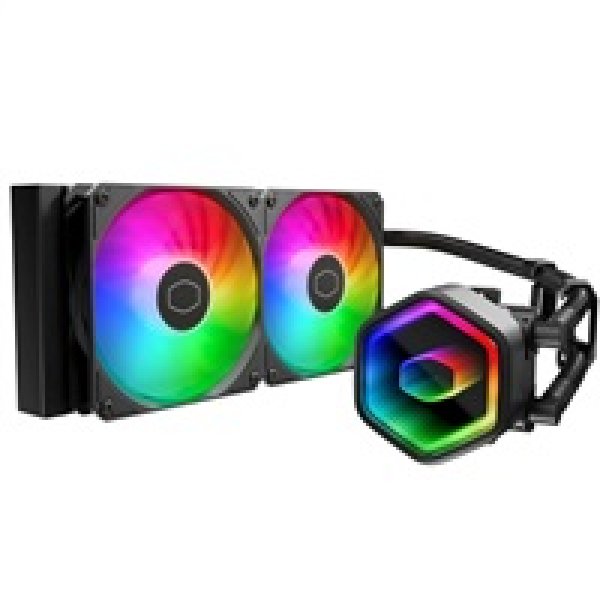 Cooler Master vodní chladič MasterLiquid 240 Core II, 2x240mm, LGA1851, AM5, černá?v=1746776830