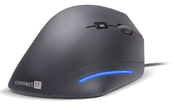 CONNECT IT FOR HEALTH ergonomická vertikální myš, drátová