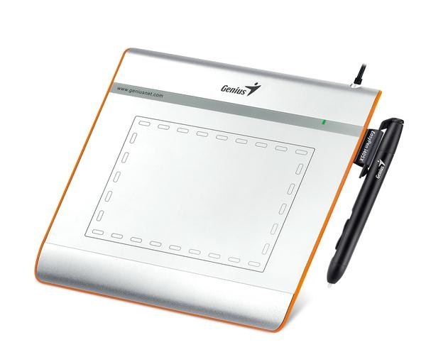 Genius, EasyPen i405X, bezdrátový, 2540 lpi, stříbrná