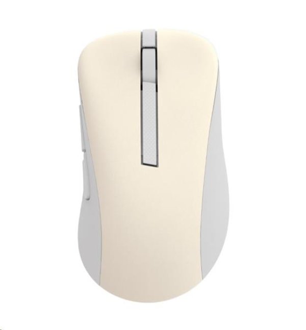 ASUS Wireless Mouse MD102/Kancelářská/Optická/Pro praváky/1 600 DPI/USB+BT/Béžová