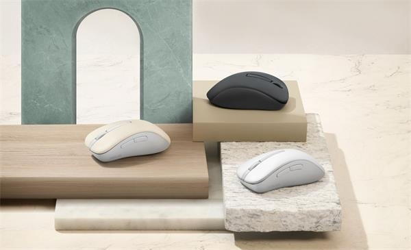 ASUS Wireless Mouse MD102/Kancelářská/Optická/Pro praváky/1 600 DPI/USB+BT/Béžová