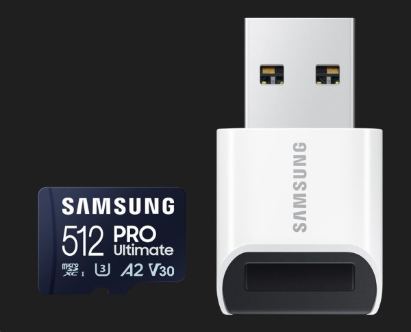 Samsung micro SDXC 512GB PRO Ultimate + USB adaptér
