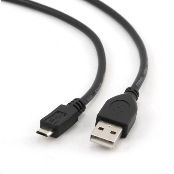 GEMBIRD Kabel USB A Male/Micro B Male 2.0, 1m, Black High Quality
