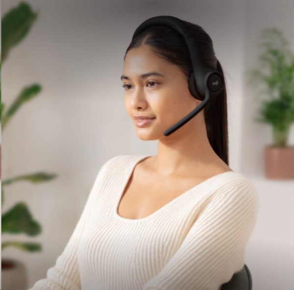 Logitech Zone 300 headset - BLACK - EMEA