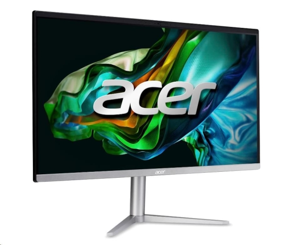 ACER PC AiO Aspire C24-1300 - Ryzen 5 7520U ,23,8" FHD IPS,16GB,512GB M.2 SSD,Radeon610M,W11Original,stříbrná,KB+Mouse