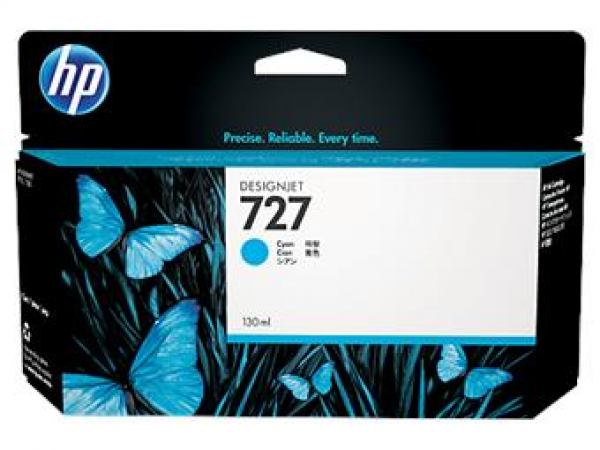 Náplň HP No.727, B3P19A azurová (130 ml)