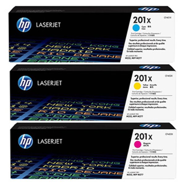 Toner HP č.201X CF253X CMY sada