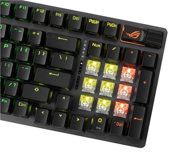 ASUS klávesnice ROG Strix Scope II 96 Wireless (ROG NX Snow) - CZ/SK