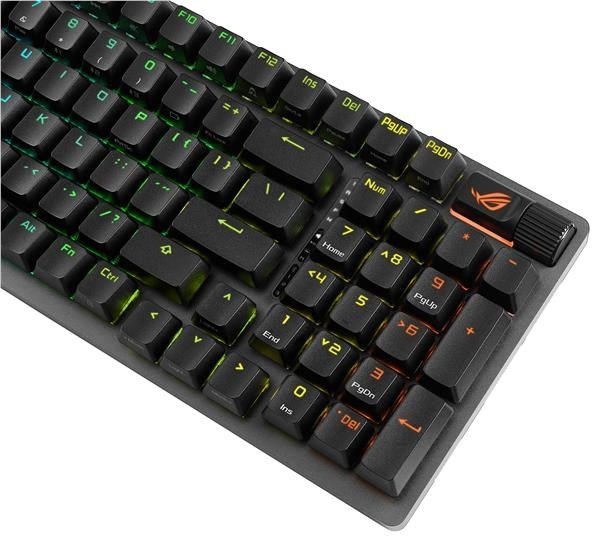 ASUS klávesnice ROG Strix Scope II 96 Wireless (ROG NX Snow) - CZ/SK