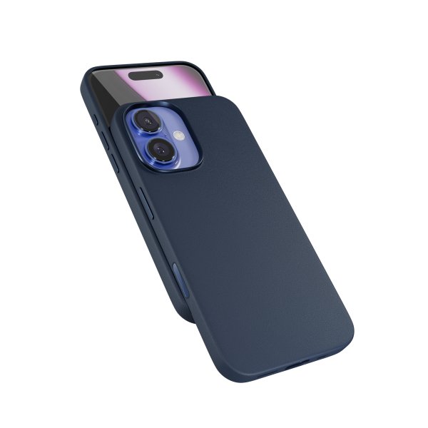 Epico Mag+ kožený kryt iPhone 16 Plus - modrá?v=1750248006