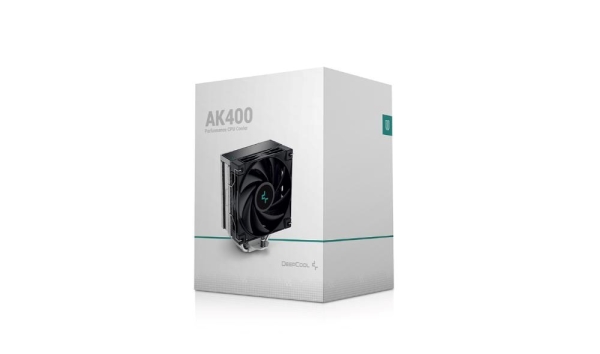 DEEPCOOL CPU Chladič AK400, 1x120mm, LGA1851, AM5, černá
