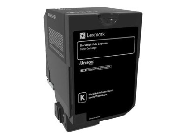 Toner Lexmark 74C2HKE černý