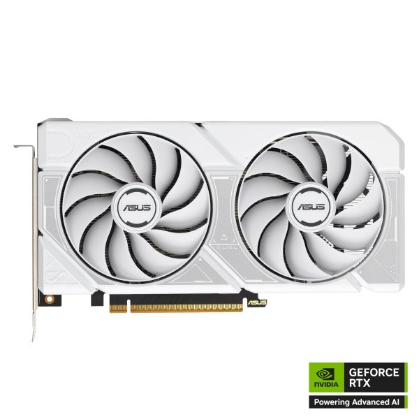 ASUS VGA NVIDIA GeForce RTX 5060 DUAL OC 8G WHITE, 8GB GDDR7, 3xDP, 1xHDMI