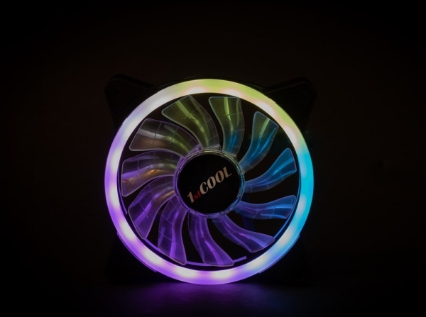 1stCOOL ventilátor AURA EVO ARGB Double RING 120mm (do CASE)